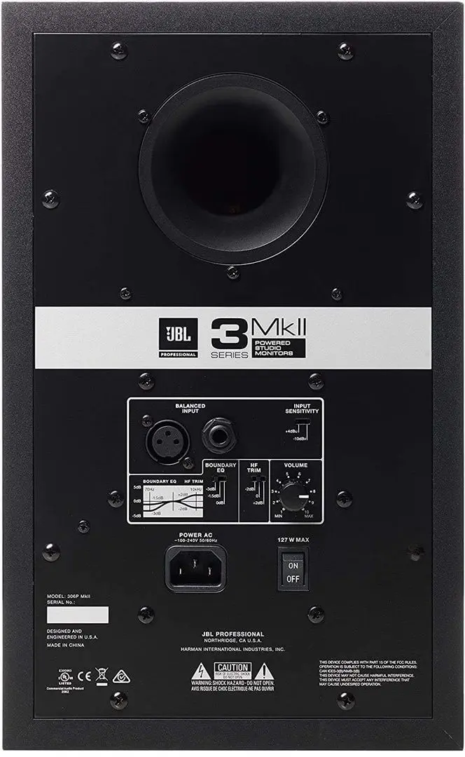 Sistem acustic JBL 306P MkII (Black) - 4