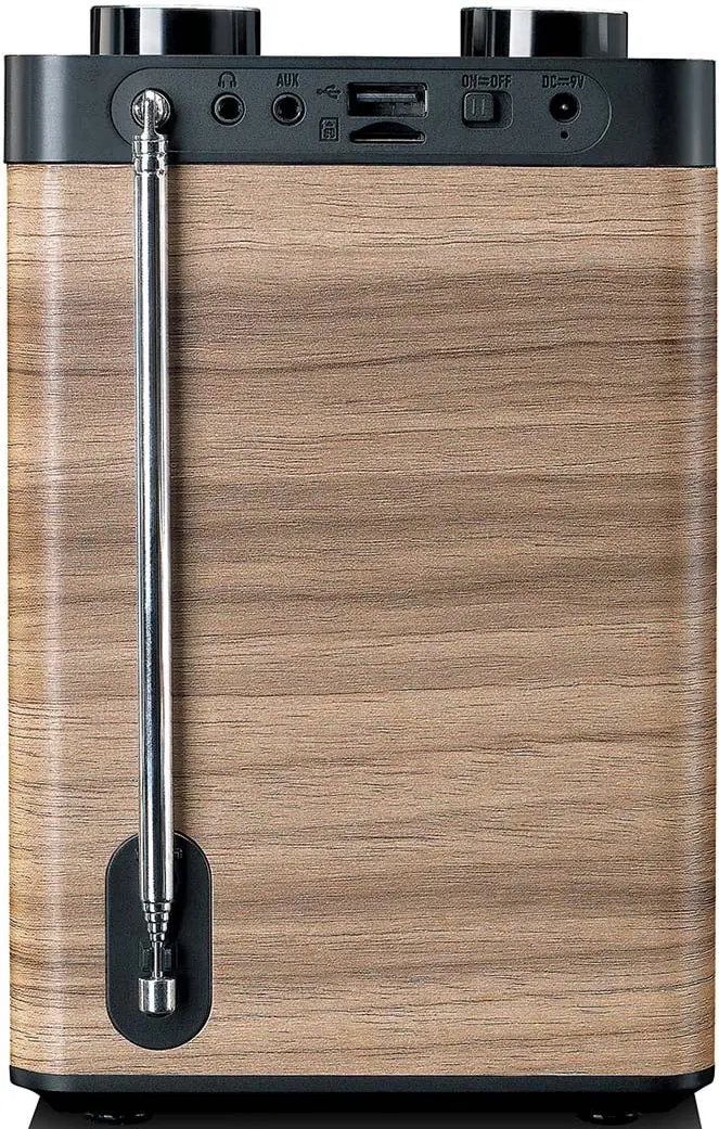 Radio portabil Lenco PDR-060WD (Natural/Black) - 2