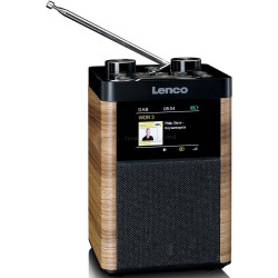 Radio portabil Lenco PDR-060WD (Natural/Black)