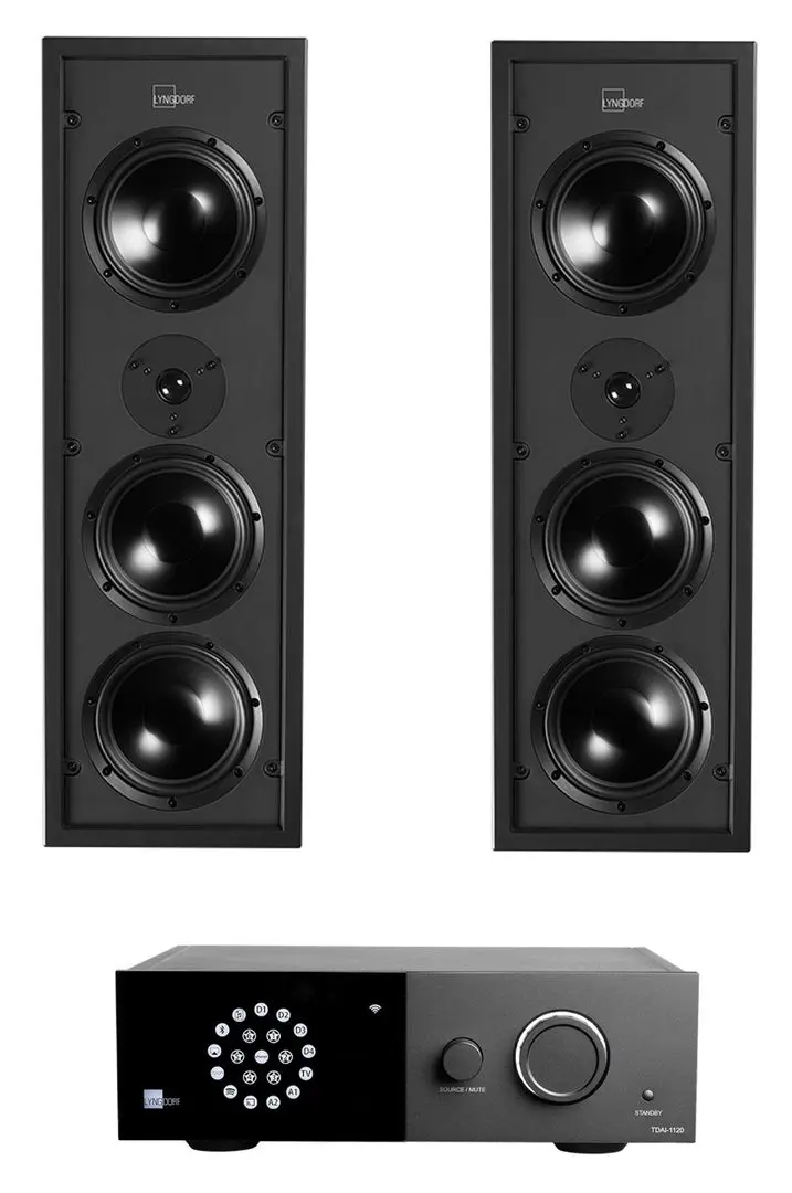 Sistem acustic Lyngdorf D-500 + TDAI-1120 (Black)