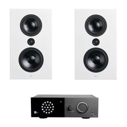 Sistem acustic Lyngdorf FR-1 + TDAI-1120 (White/Black)