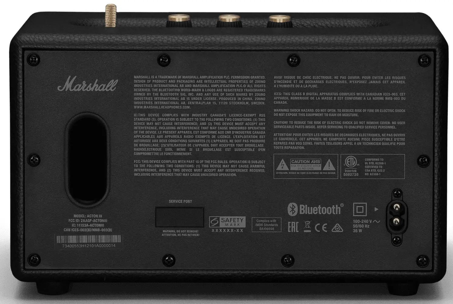 Sistem acustic Marshall Acton III (Black)