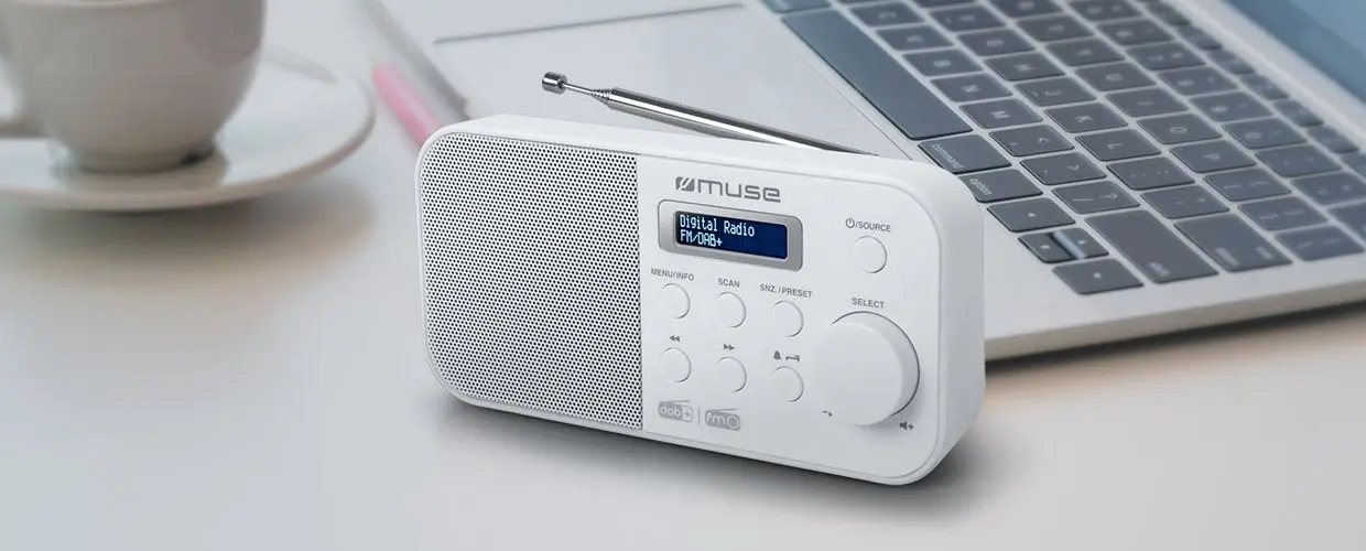 Radio portabil Muse M-109 DBW (White)