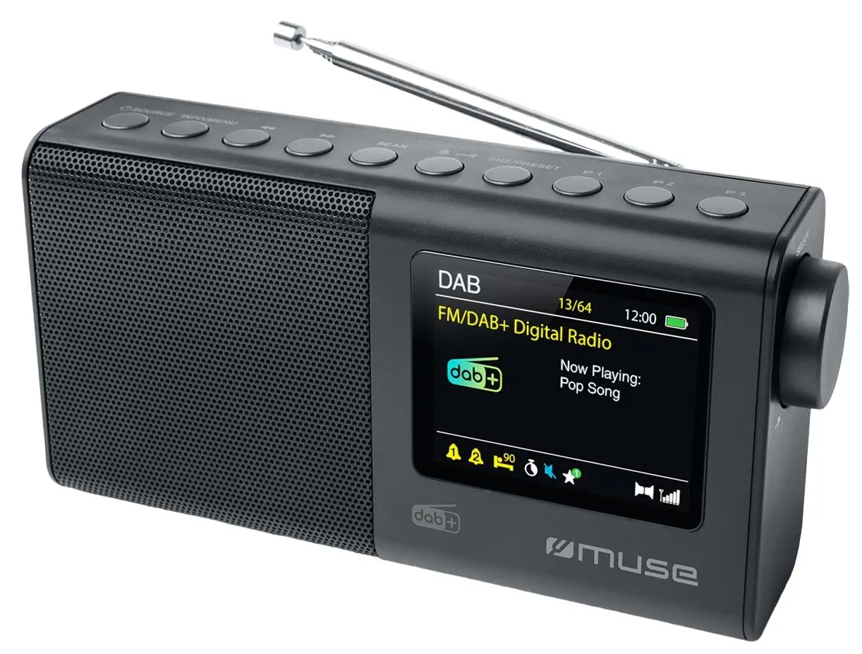 Портативный радиоприемник Muse M-117 DB (Black)