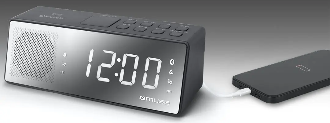 Радио-часы Muse M-173 CMT (Black)