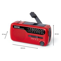 Radio portabil Muse MH-07 (Red) Thumb