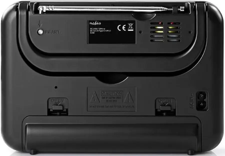 Radio portabil Nedis RDFM2225BK (Black/Gray) - 2