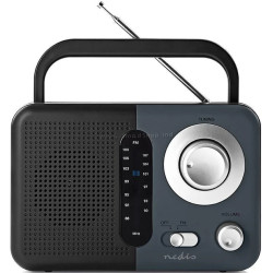 Radio portabil Nedis RDFM2225BK (Black/Gray)