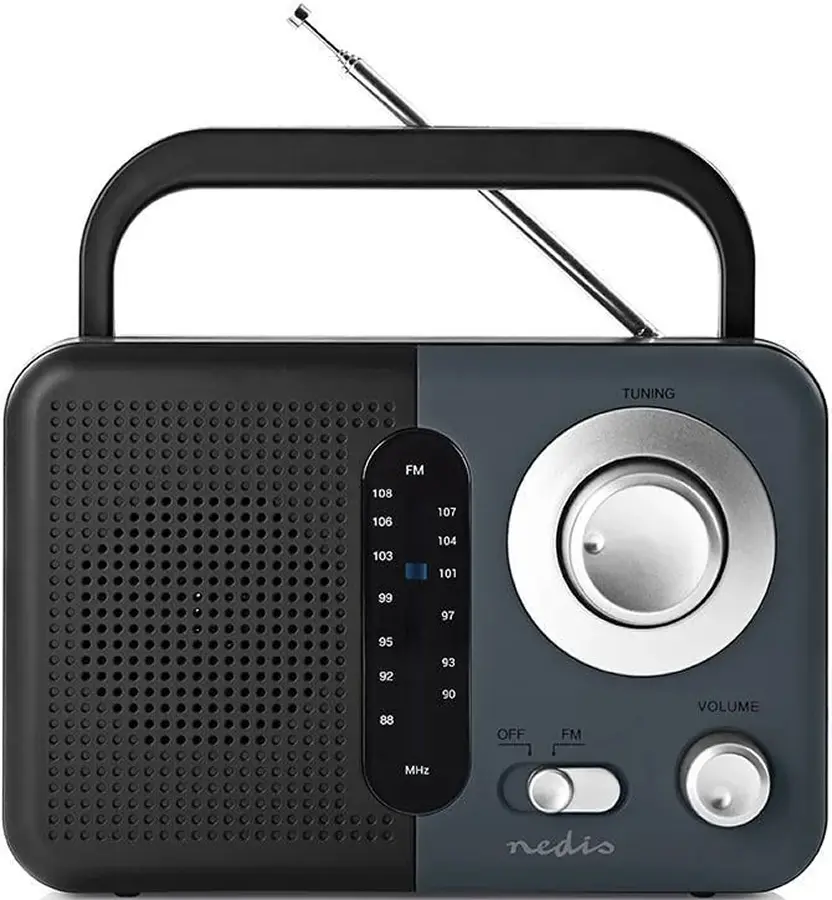 Radio portabil Nedis RDFM2225BK (Black/Gray)