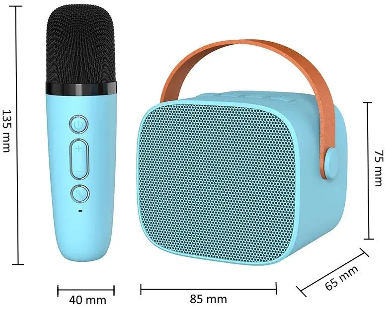 Set karaoke portabil P2 (Blue)