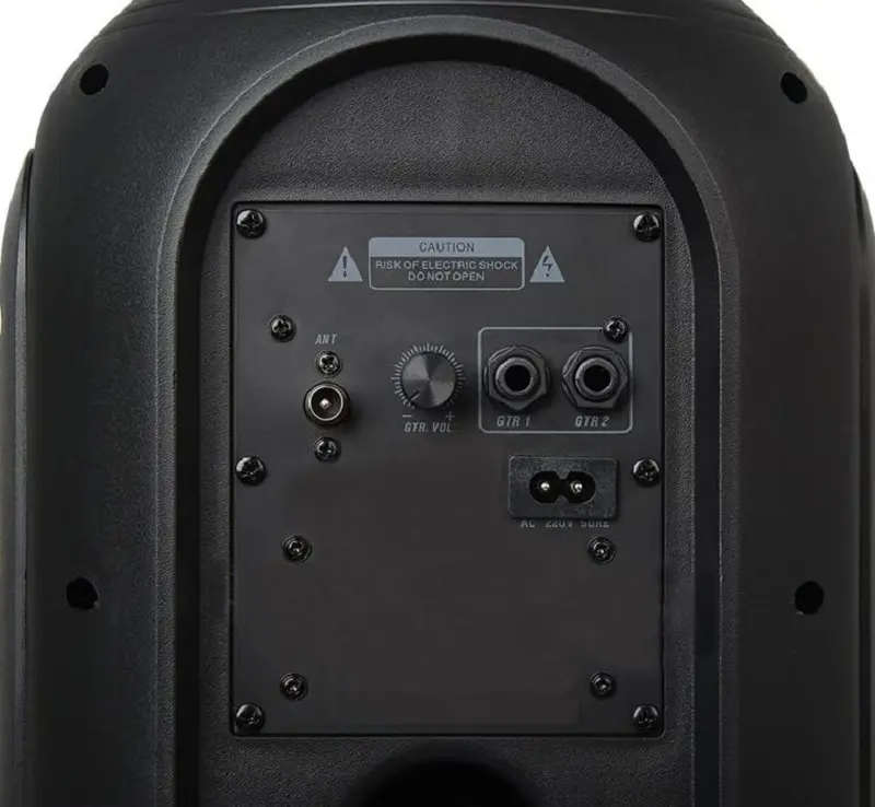 Sistem acustic portabil Power Acoustics Gozik LED (Black/Green)