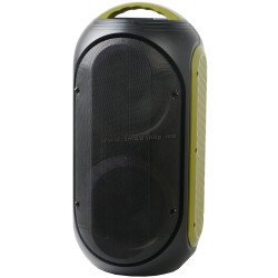 Sistem acustic portabil Power Acoustics Gozik LED (Black/Green)
