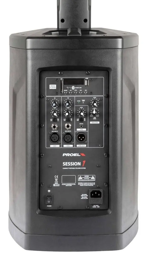 Портативная акустическая система Proel Session 1 (Black)