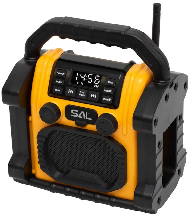 Портативная колонка SAL BTWORKPRO (Black/Yellow)