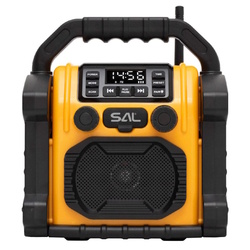 Difuzor portabil SAL BTWORKPRO (Black/Yellow)