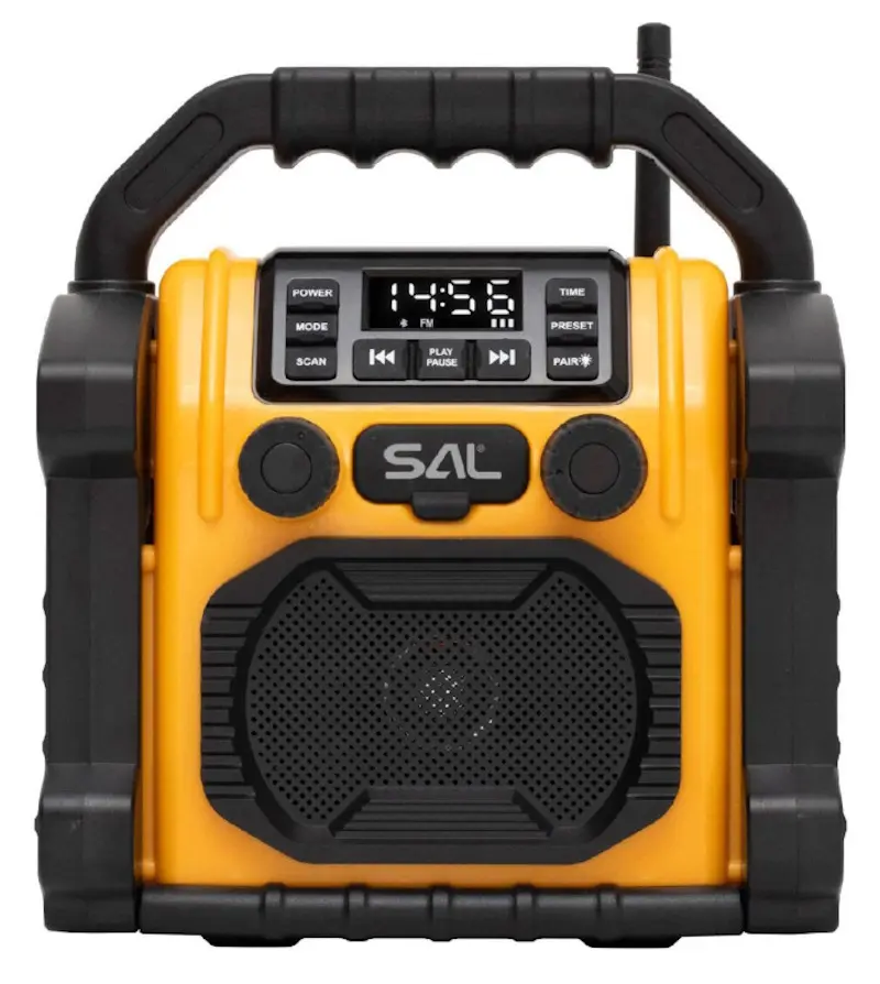 Портативная колонка SAL BTWORKPRO (Black/Yellow)