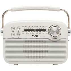 Radio portabil Sal RPR9 (White)