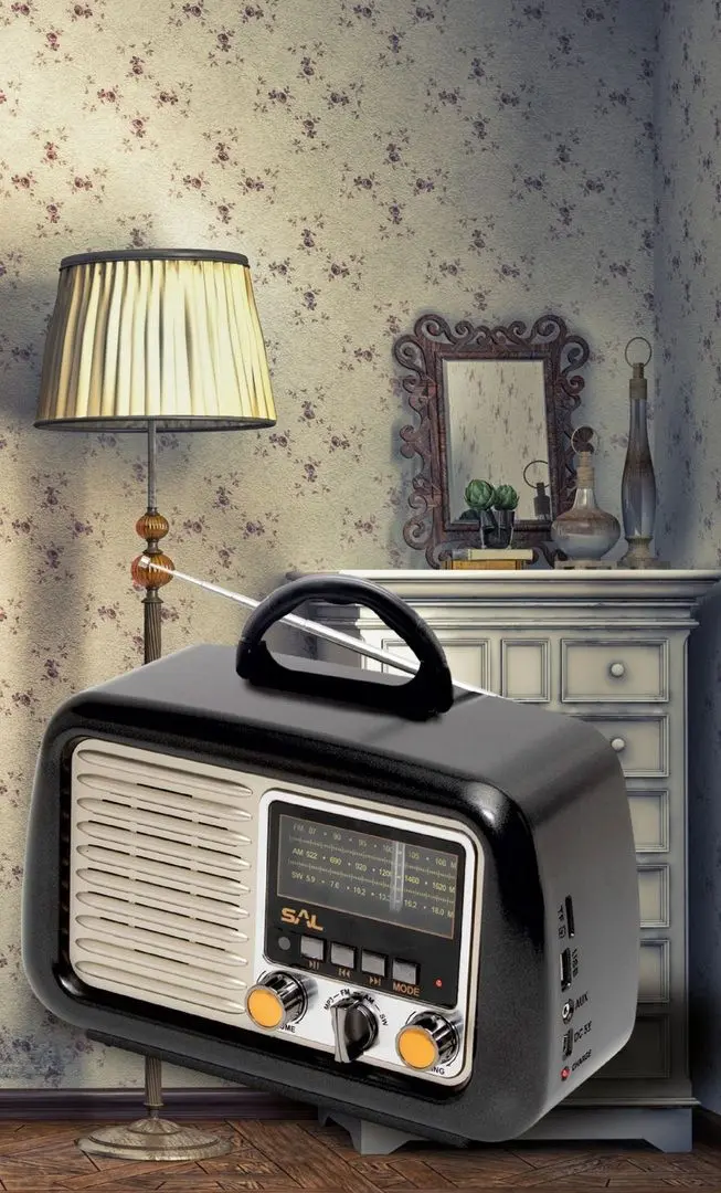 Radio portabil Sal RRT 2B (Black/Silver)