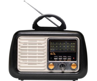 Radio portabil Sal RRT 2B (Black/Silver)