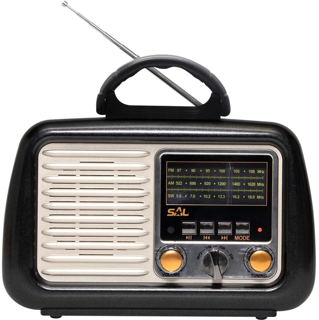 Radio portabil Sal RRT 2B (Black/Silver)