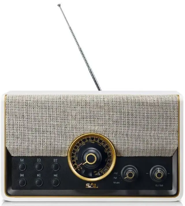 Radio portabil Sal RRT 6B (White/Black)