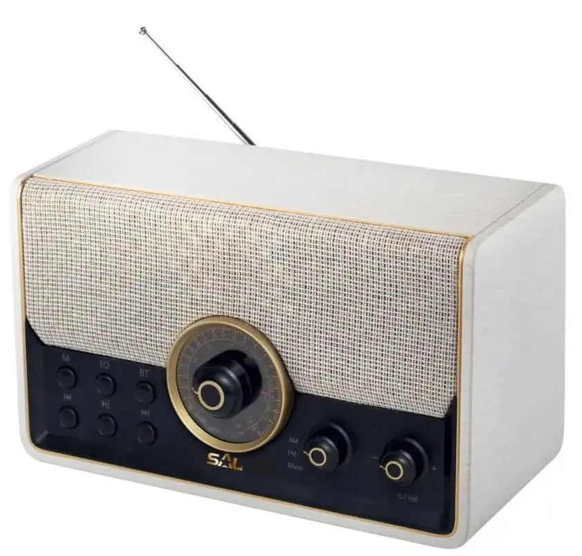 Radio portabil Sal RRT 6B (White/Black)