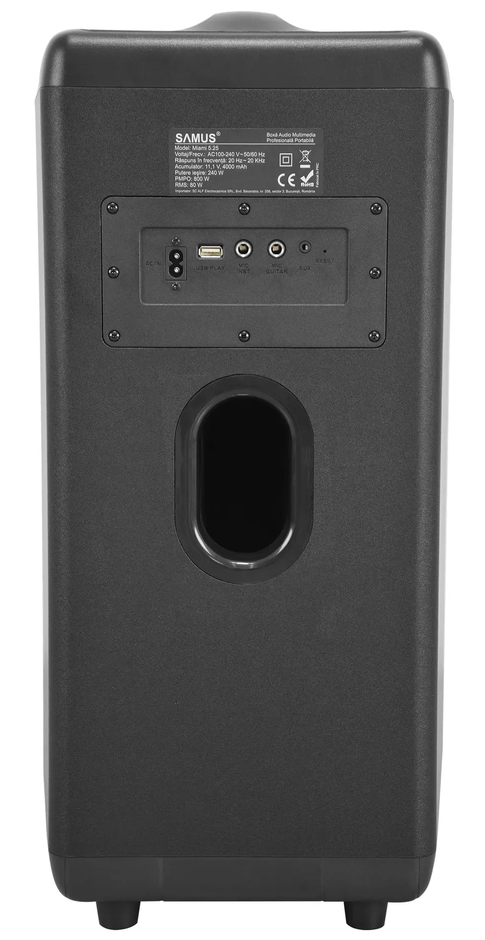 Boxa portabila Samus MIAMI 5.25 (Black)