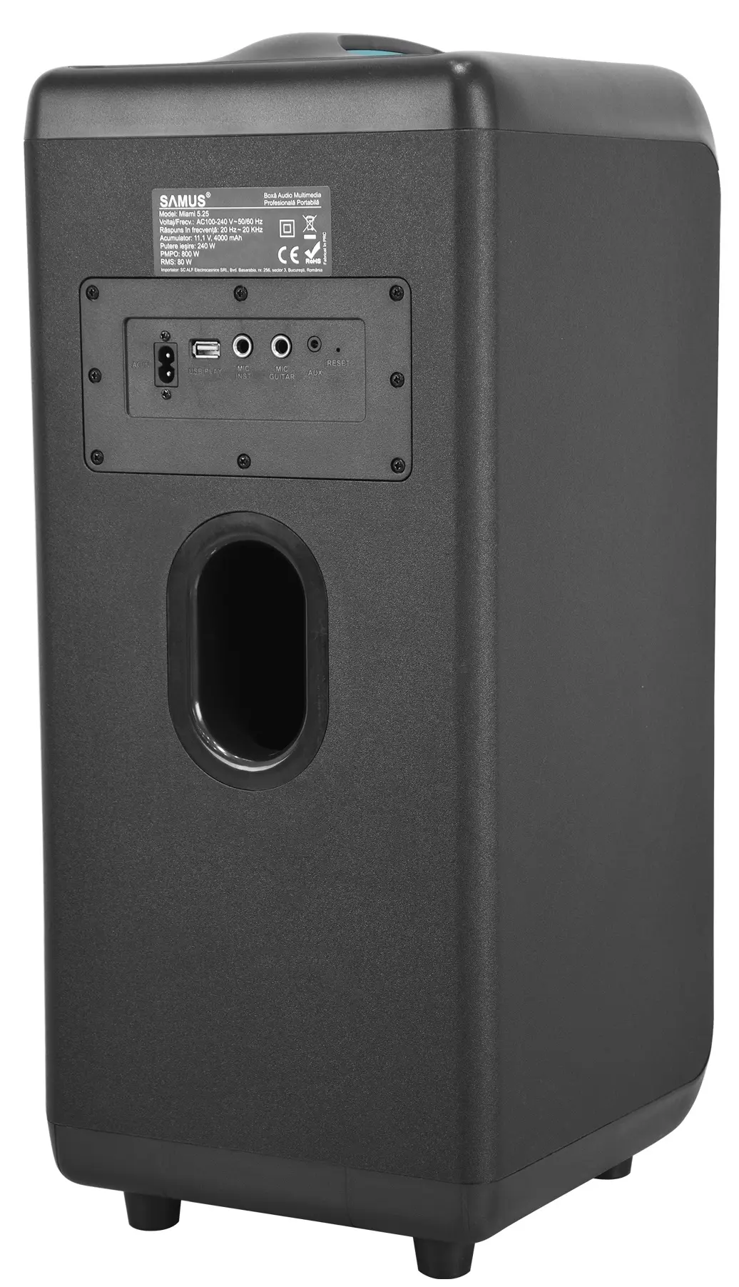 Boxa portabila Samus MIAMI 5.25 (Black)