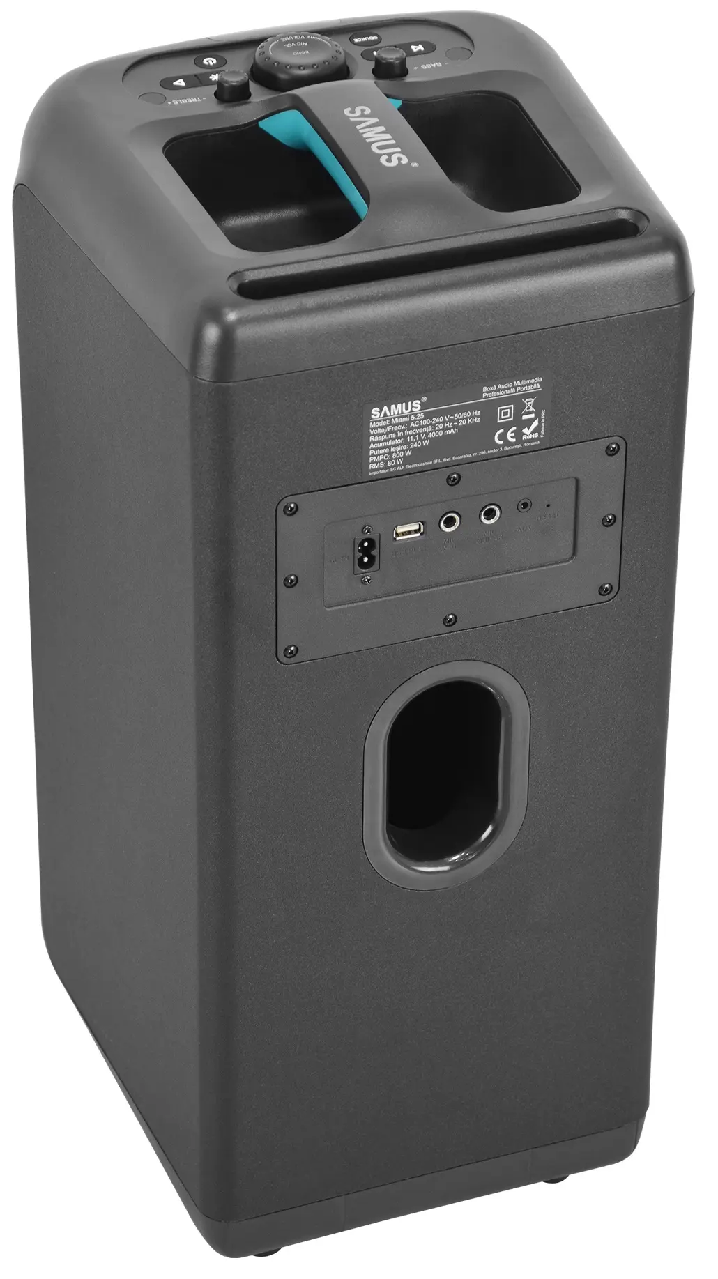 Boxa portabila Samus MIAMI 5.25 (Black)