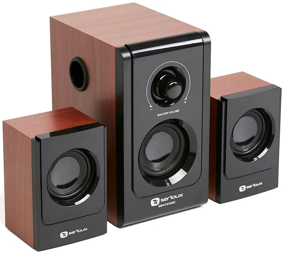 Акустическая система Serioux HT2100C (Black/Brown) - 2