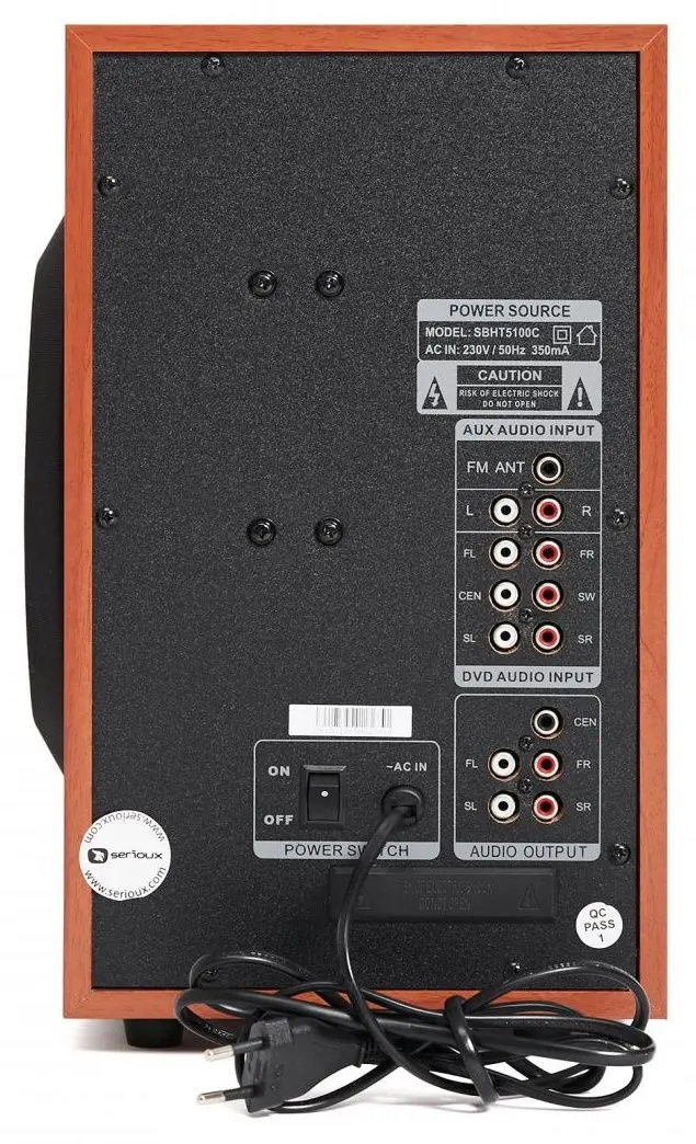Sistem acustic Serioux SoundBoost HT5100C (Wood) - 3