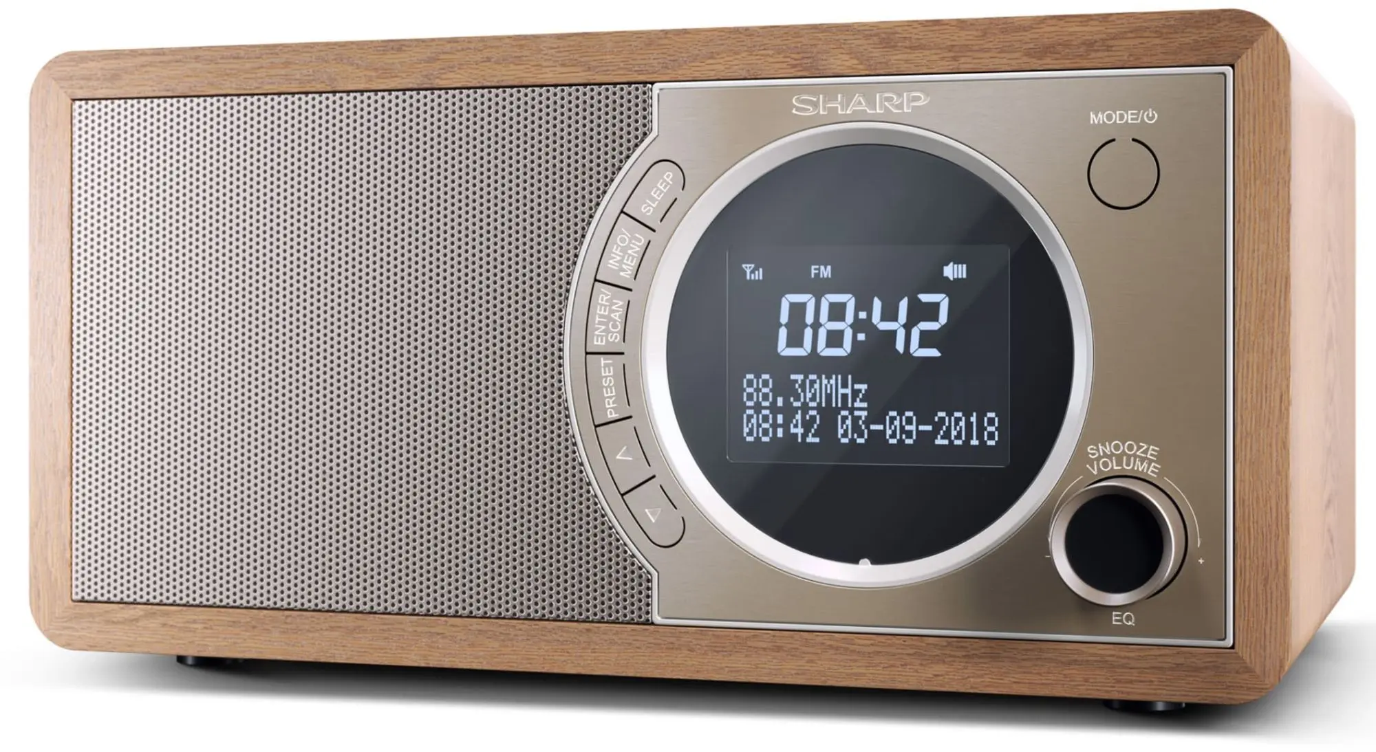 Портативный радиоприемник Sharp DR-450 (Brown) - 2