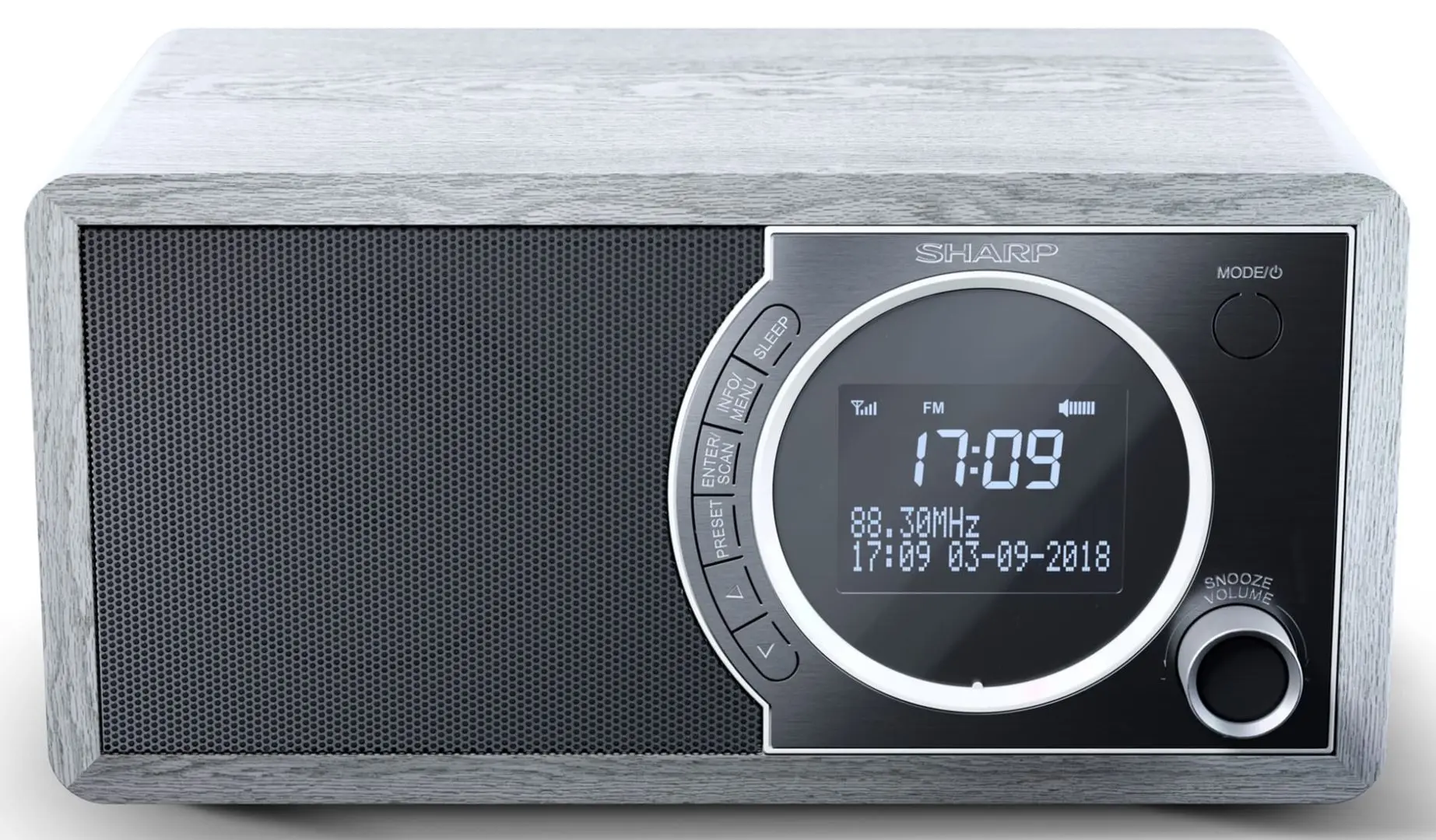 Портативный радиоприемник Sharp DR-450 (Grey) - 3
