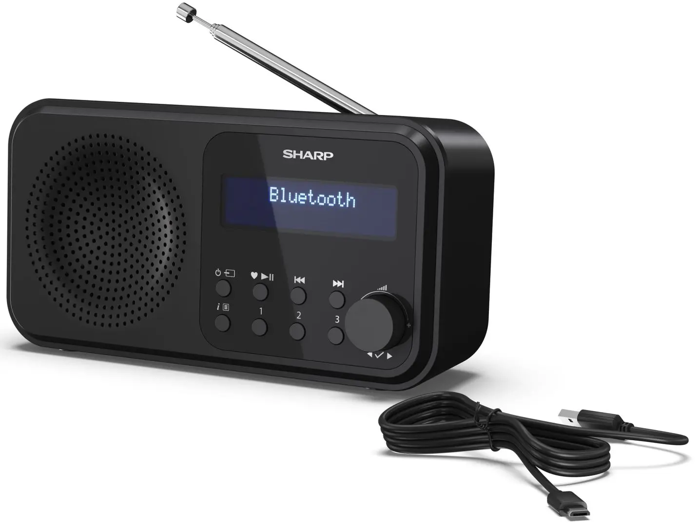 Radio portabil Sharp DR-P420 (Midnight Black)