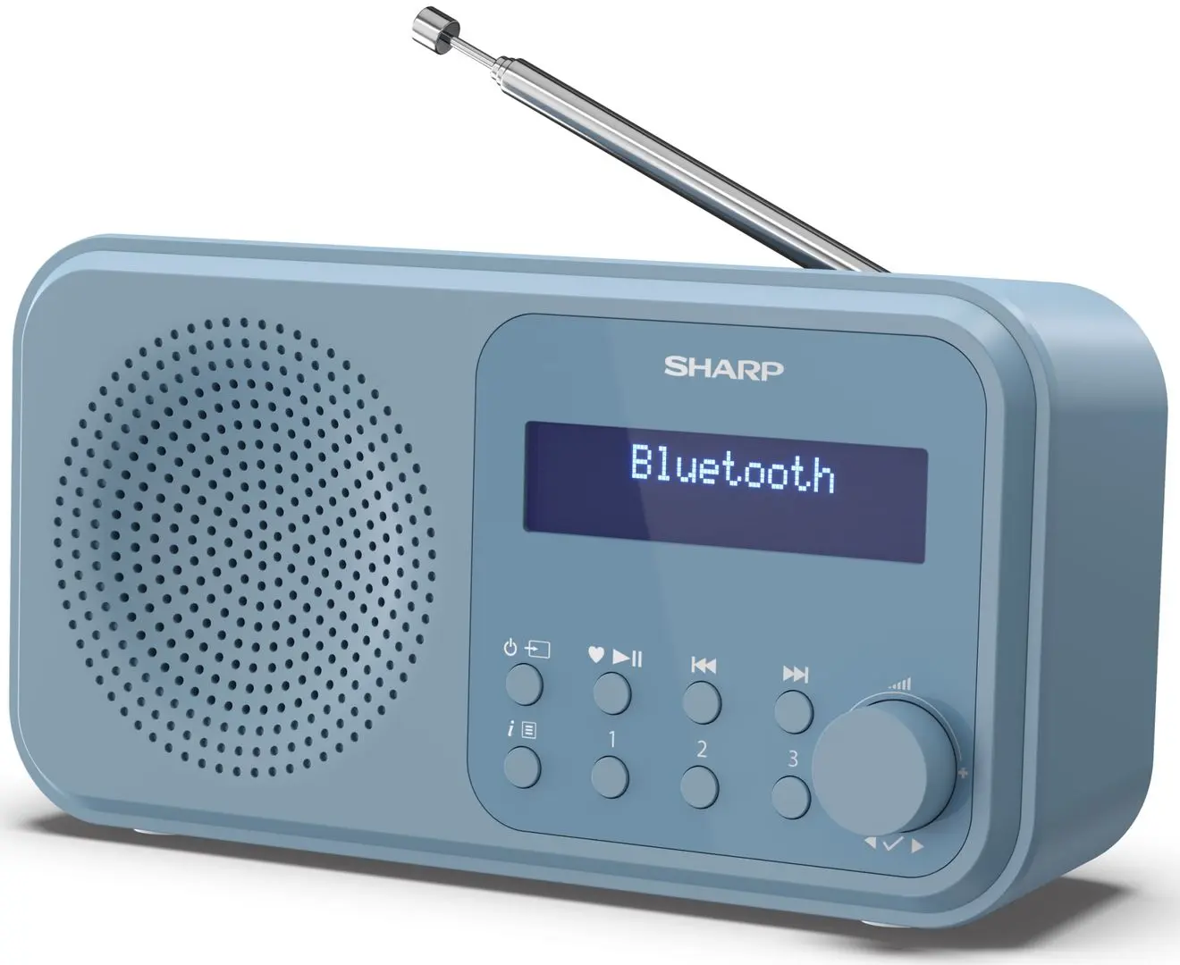 Портативный радиоприемник Sharp DR-P420 (Steel Blue) - 2