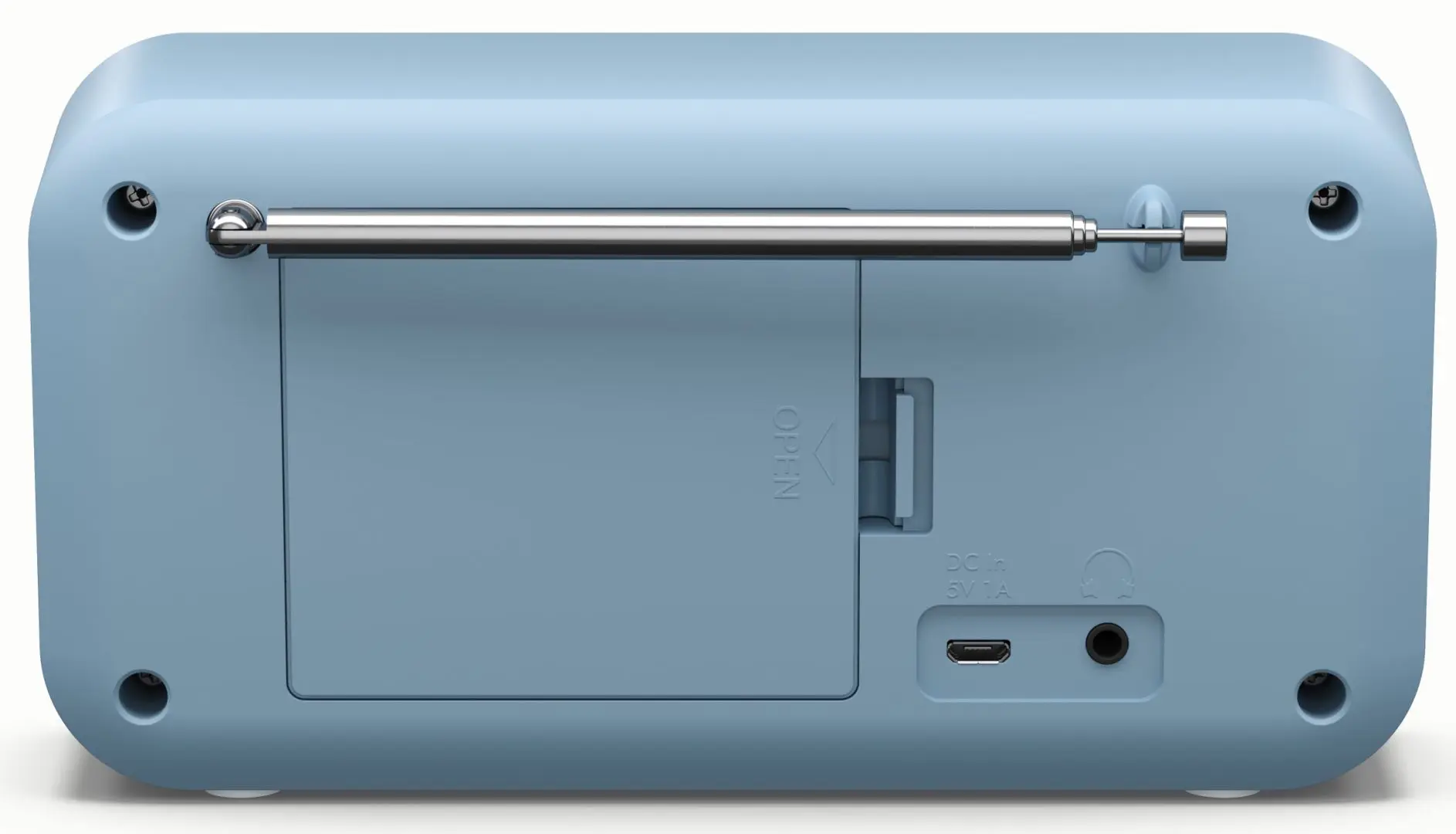 Портативный радиоприемник Sharp DR-P420 (Steel Blue) - 4