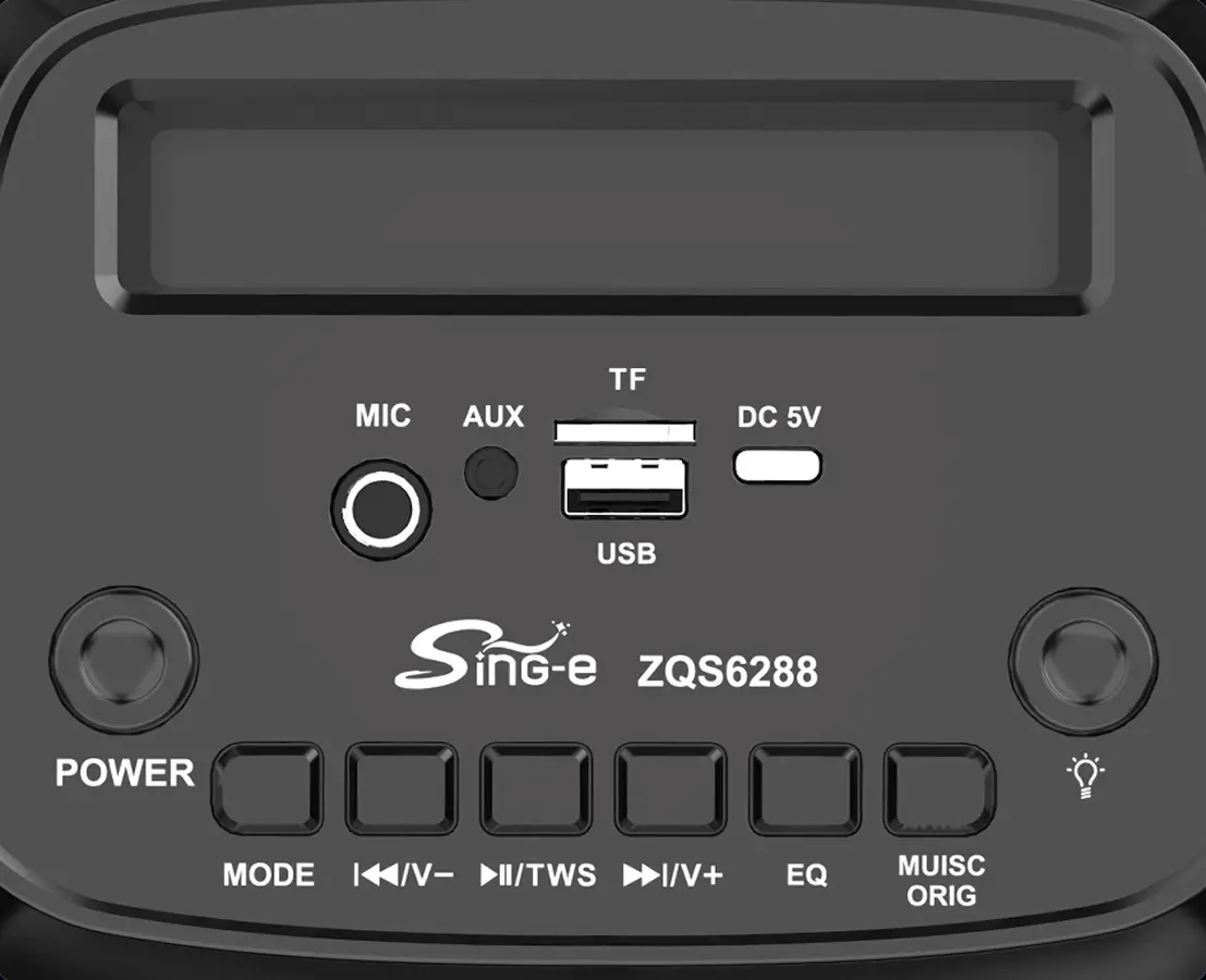 Портативная акустическая система Sing-E ZQS6288 (Black) - 2