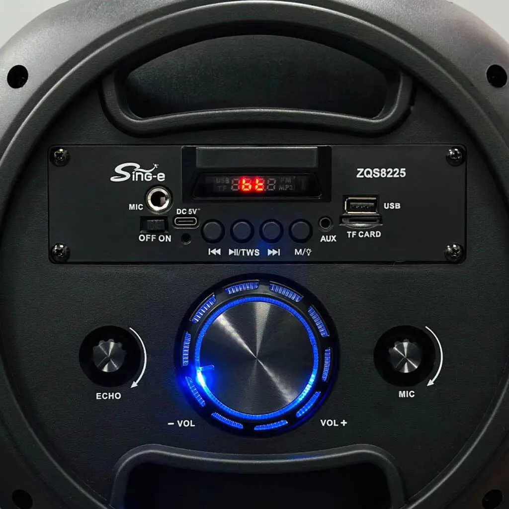 Портативная акустическая система Sing-E ZQS8225 (Black)