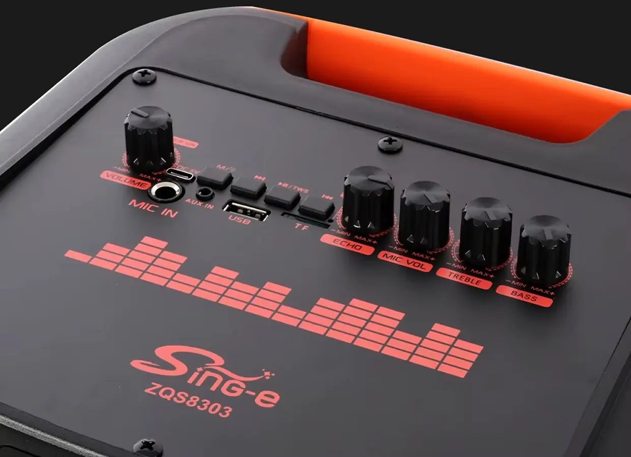 Sistem acustic portabil Sing-E ZQS8303 (Black)