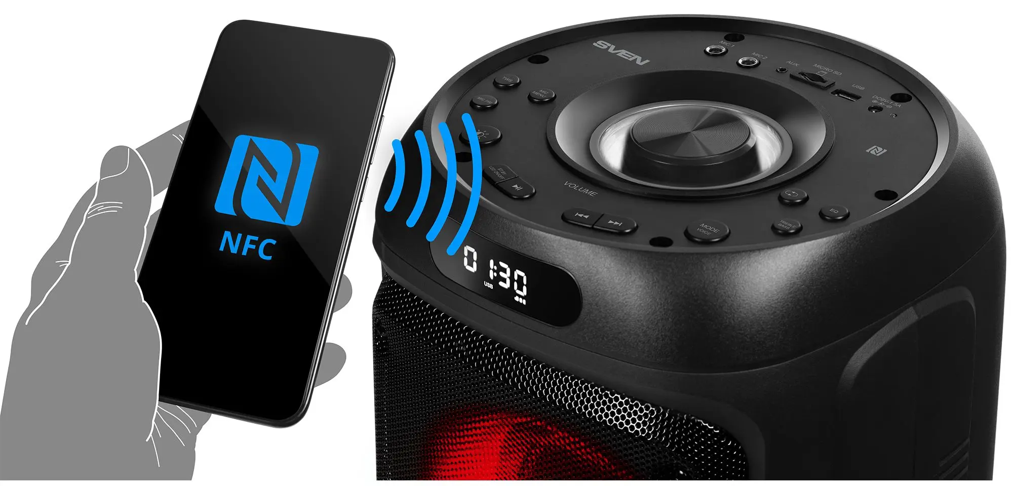 Портативная акустическая система Sven PS-770 (Black)