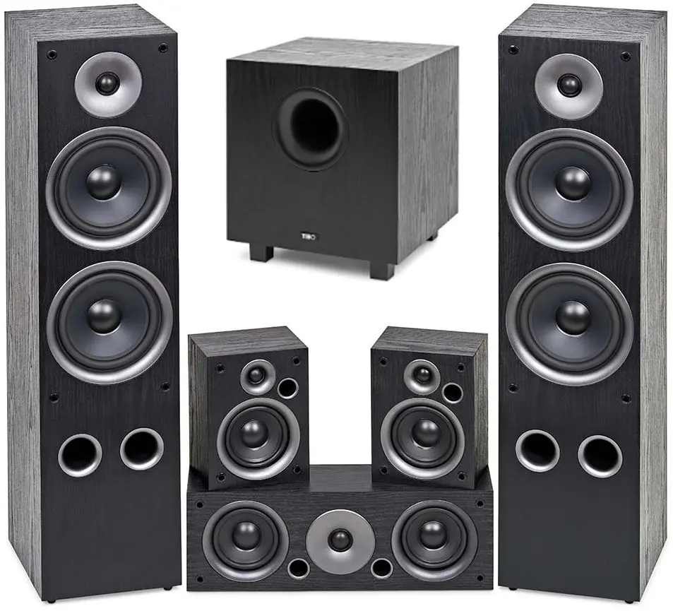 Sistem acustic Tibo Harmony 5 + Tibo Harmony SUB 8 (Black)
