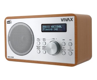 Radio Vivax DW-2 DAB (Brown/Silver)