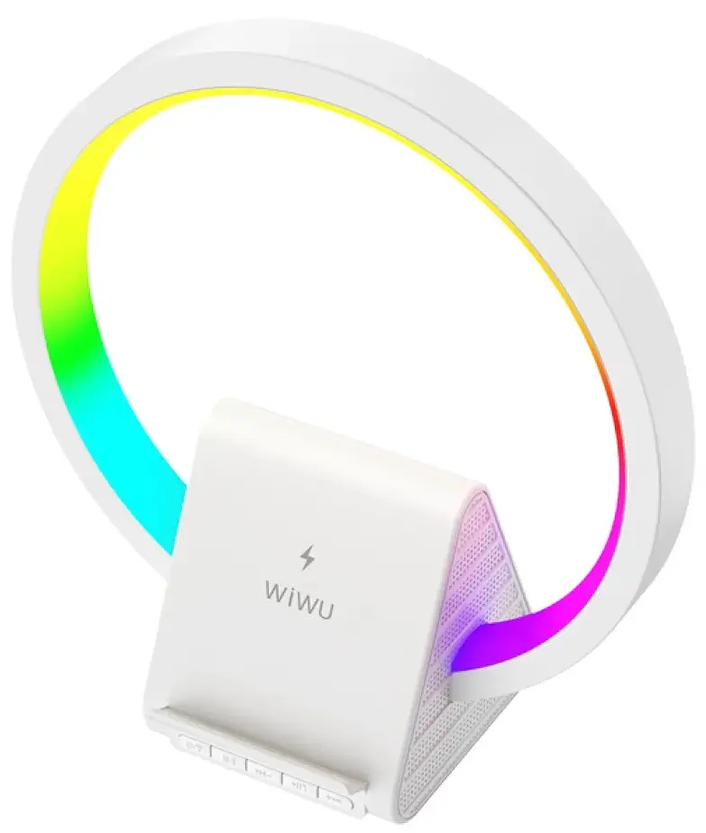 Портативная колонка 2в1 Wiwu Wi-W021 (White)