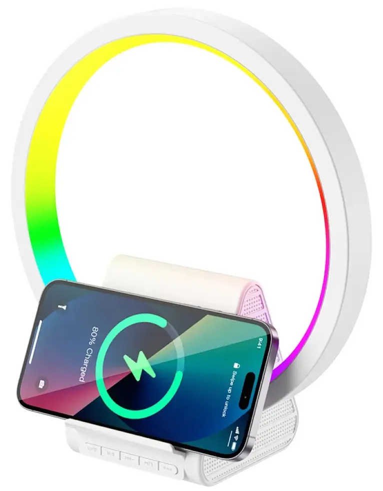 Портативная колонка 2в1 Wiwu Wi-W021 (White)