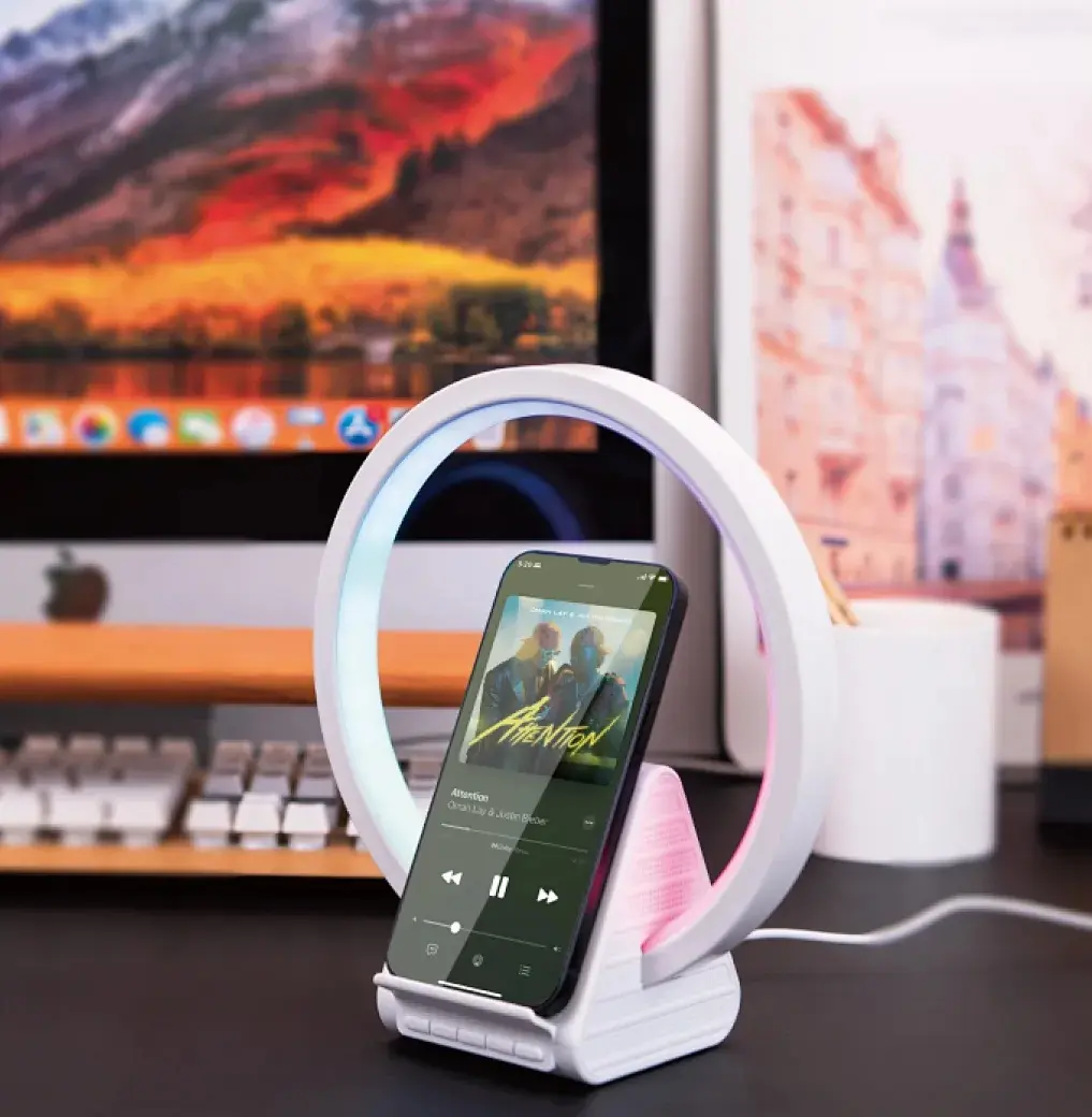 Портативная колонка 2в1 Wiwu Wi-W021 (White)