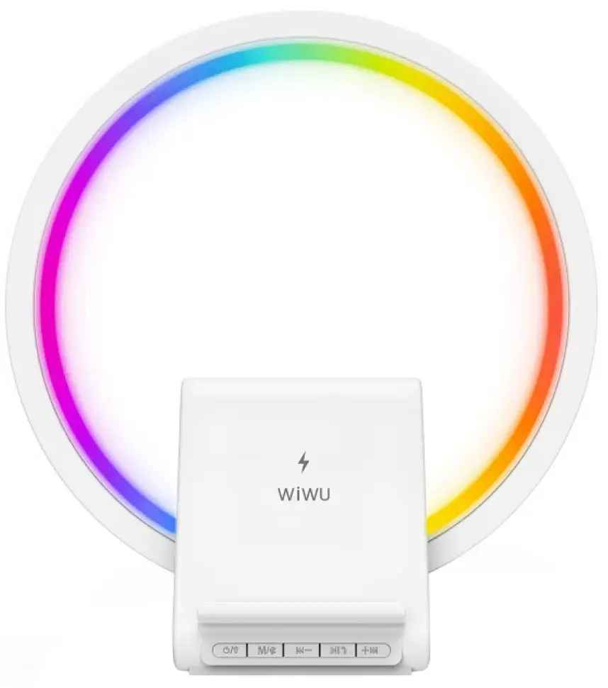Портативная колонка 2в1 Wiwu Wi-W021 (White)