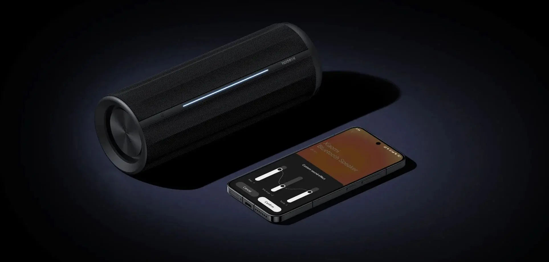 Difuzor portabil fara fir Xiaomi Speaker Harman (Black)