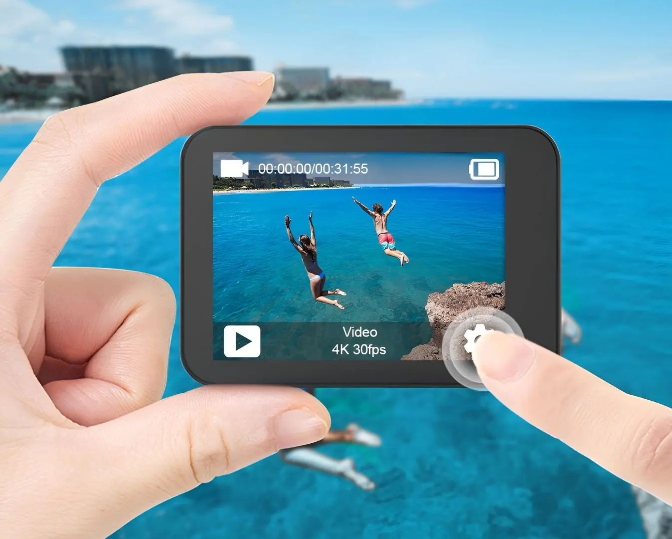 Экшн-камера Akaso V50X (Grey) - 4