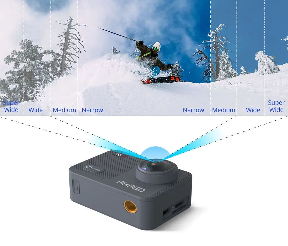 Экшн-камера Akaso V50X (Grey) - 5