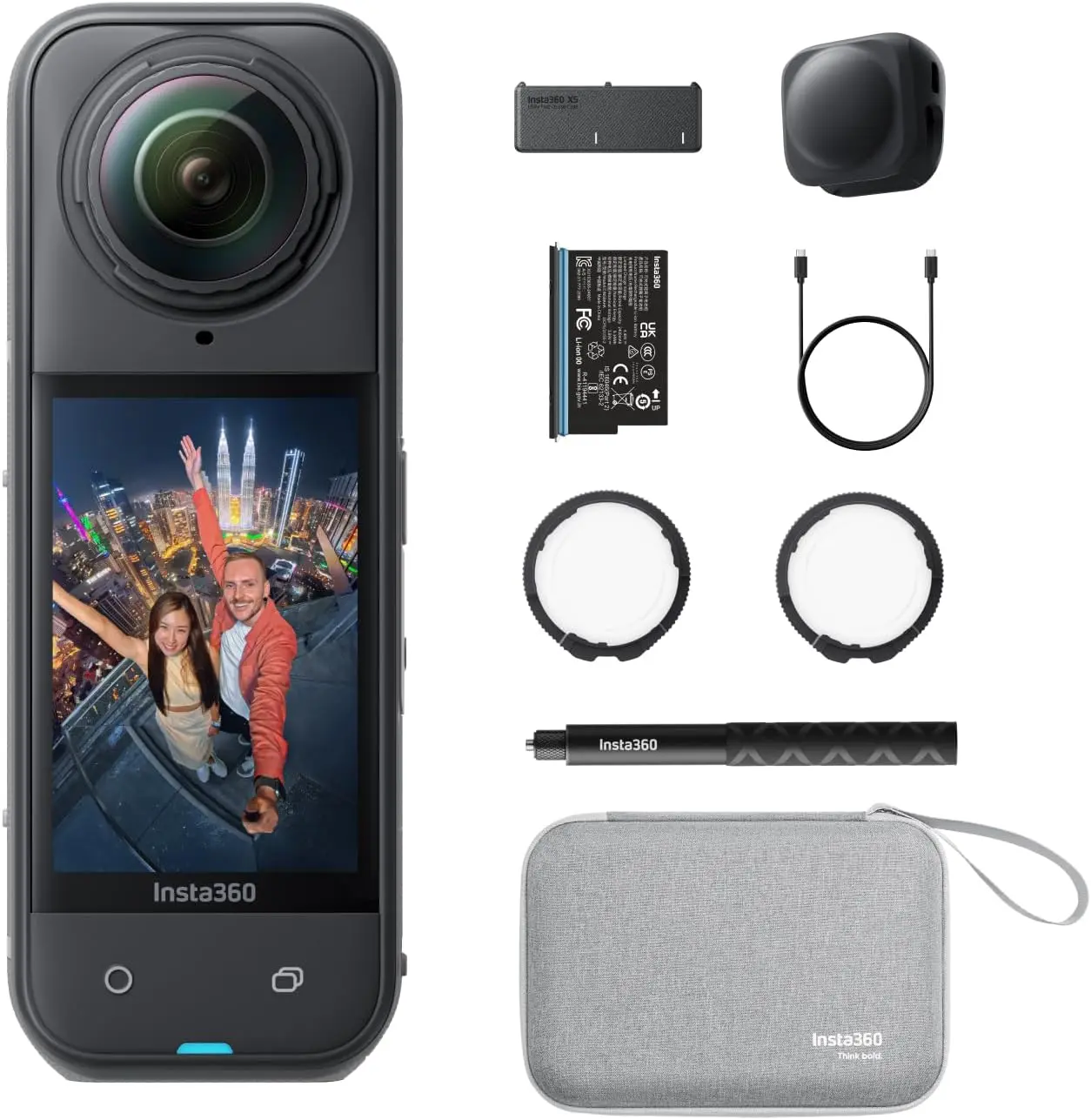 Camerа de actiune Insta360 X5 Essentials Bundle (Black)